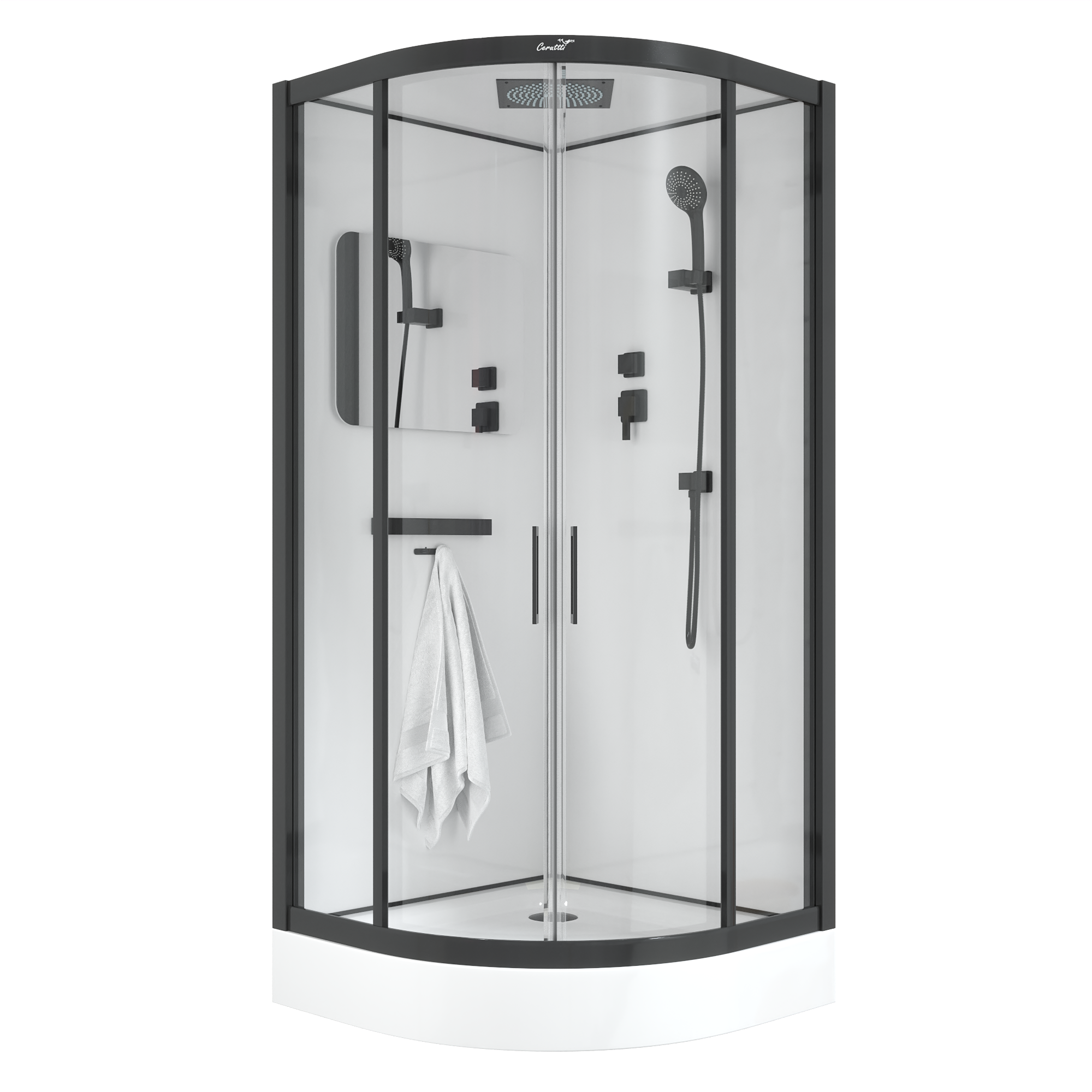 Кабина VIVA101B душевая Ceruttispa (100x100x215)