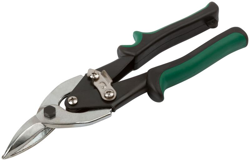 Ножницы по металлу "Aviation" усилен. прорезин. ручки правые 250мм FIT 41472