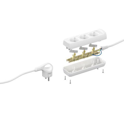 Удлинитель 3х1.5м с заземл. 16А IP20 U-3e-1.5m ПВС 3х1 Эра Б0028369