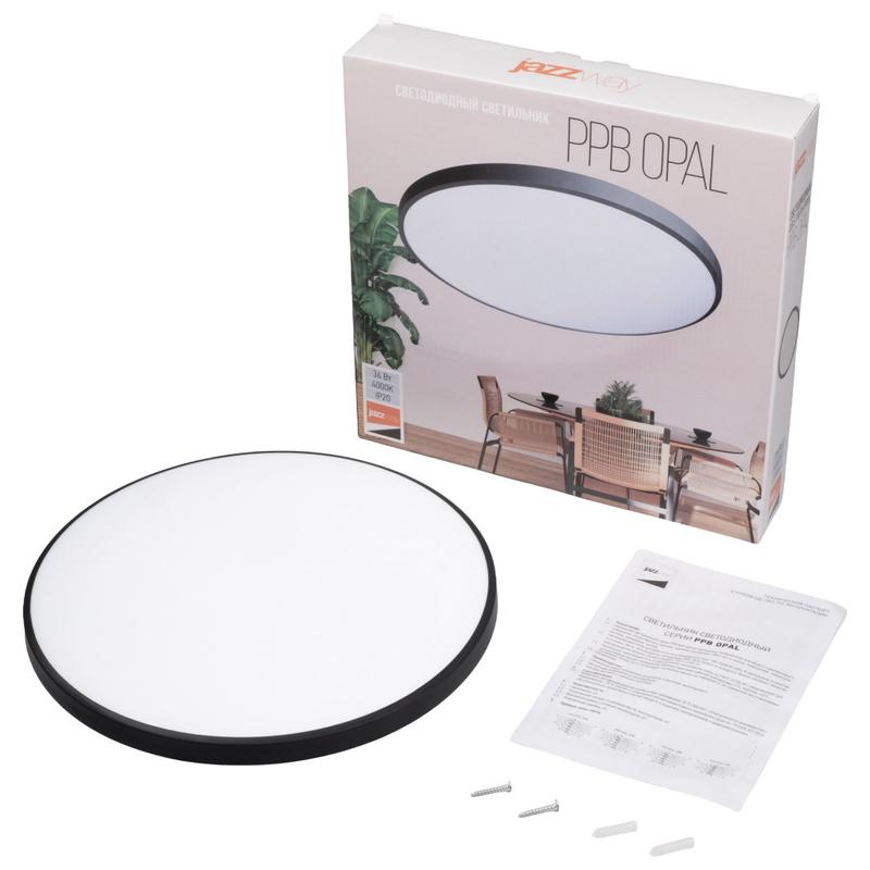 Светильник светодиодный декоративный PPB OPAL 36Вт 4000К IP20 BL d300X55 JazzWay 5065376