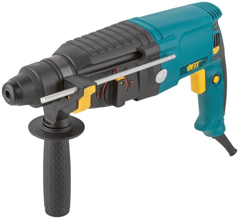 Перфоратор монтажный 800Вт; 0-900 об/мин; 0-4000 уд/мин; 3.0 Дж; 3 реж.; SDS-PLUS; реверс; 2.8 кг; кейс FIT 80106