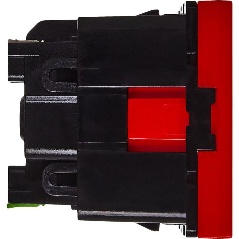 Розетка 2мод. 16А 250В 90град. с заземл. защ. шторки безвинт. зажимы и блокировкой красн. ИЭК Leg 4525061