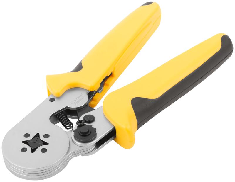 Пресс-клещи для обжима втулочных наконечников 0.25-10мм прорезинен. ручки 175мм FIT 60072