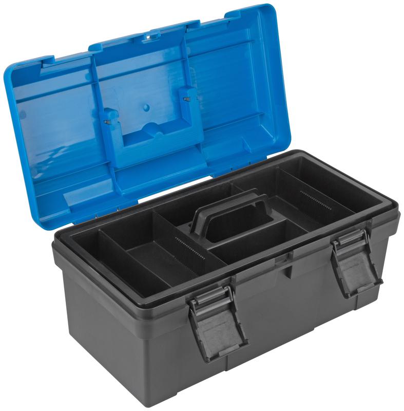 Ящик для инструмента пластиковый 18дюйм (450х240х205мм) MOS 65533М