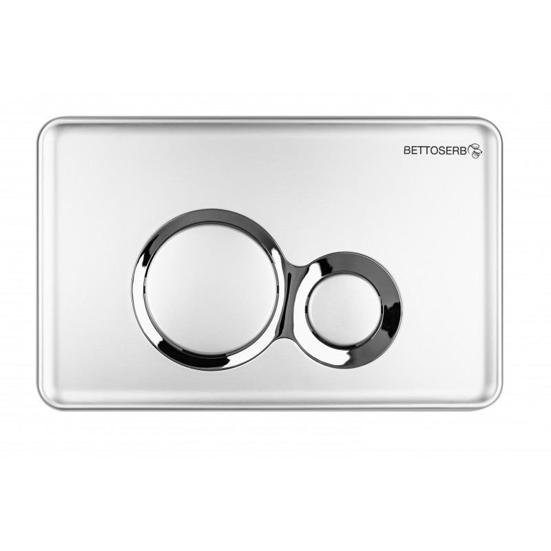 Сет инсталляция sava fix slim+клавиша смыва duo хром матовый/хром глянец SET40006463 BETTOSERB