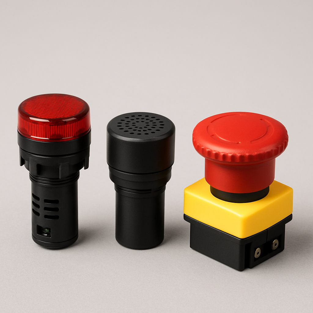 Кнопка аварийного отключения в сборе