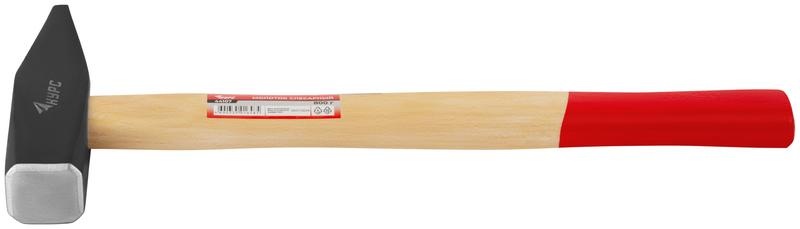 Молоток слесарный "Оптима" 800г деревянная ручка КУРС 44107
