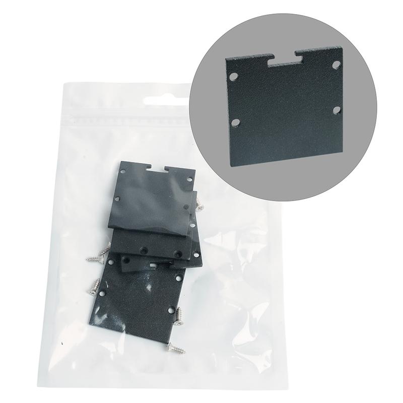 Заглушка черная без отверстия для профиля CAB256 LD240 (уп.4шт) FERON 52094