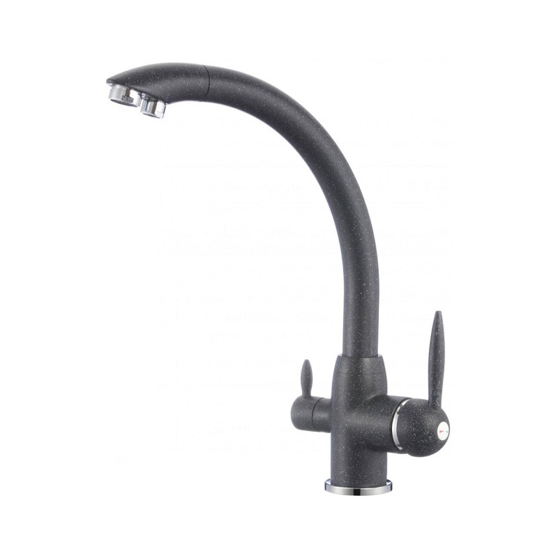 Смеситель для кухни с подключением к фильтру Savol S-L1699H, черный