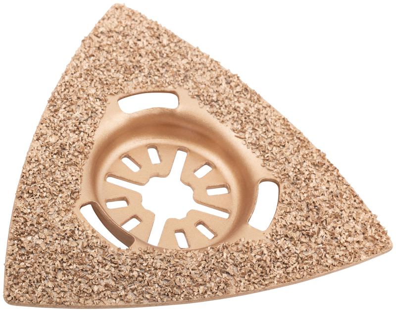 Насадка шлифовальная карбидная треугольная 80мм FIT 37935