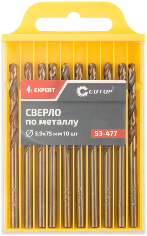 Сверло по металлу EXPERT 3.9х75мм (уп.10шт) Cutop 53-477