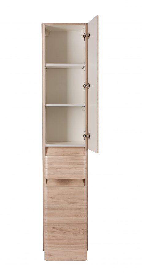 Колонна универсальная "Атлантика 35" с корзиной, Люкс ясень перламутр, PLUS