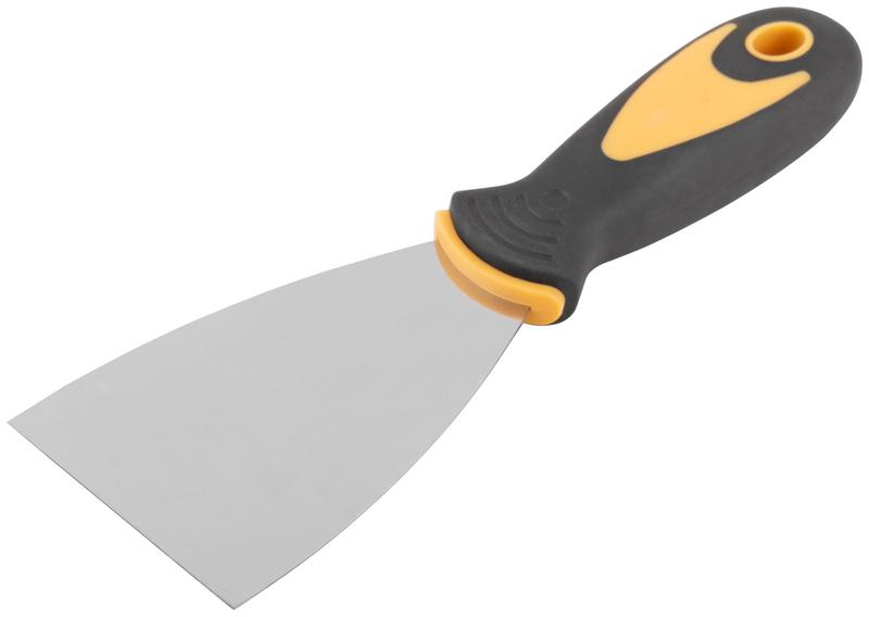 Шпатель нерж. сталь прорезиненная ручка 2. 5дюйм (63мм) FIT 06694