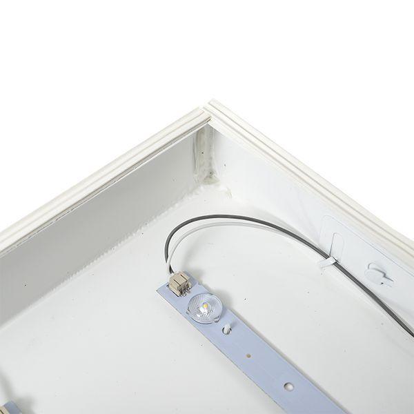 Светильник светодиодный ДВО-1002 36Вт 4000К IP54 595х595х55 опал равномерн. панель EKF LPL-1002-OP-36-4000-54