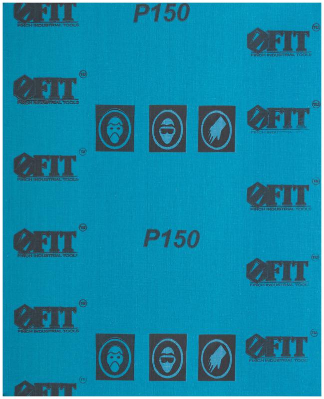Набор листов шлифовальных водостойких на тканевой основе алюм./оксидные Профи 230х280мм Р 150 (уп.10шт) FIT 38197