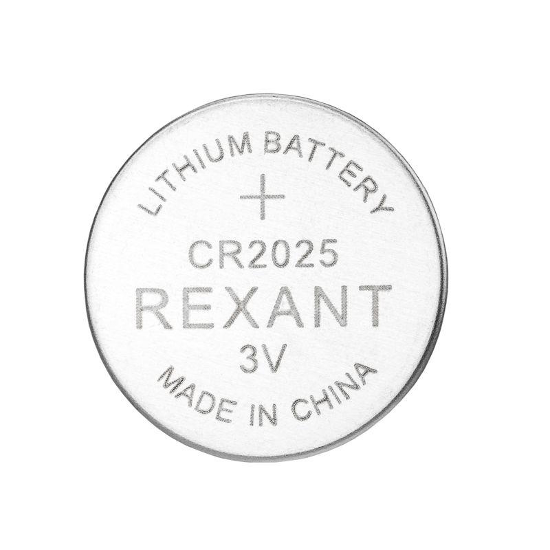 Элемент питания литиевый CR2025 3В (блист.5шт) Rexant 39-1107
