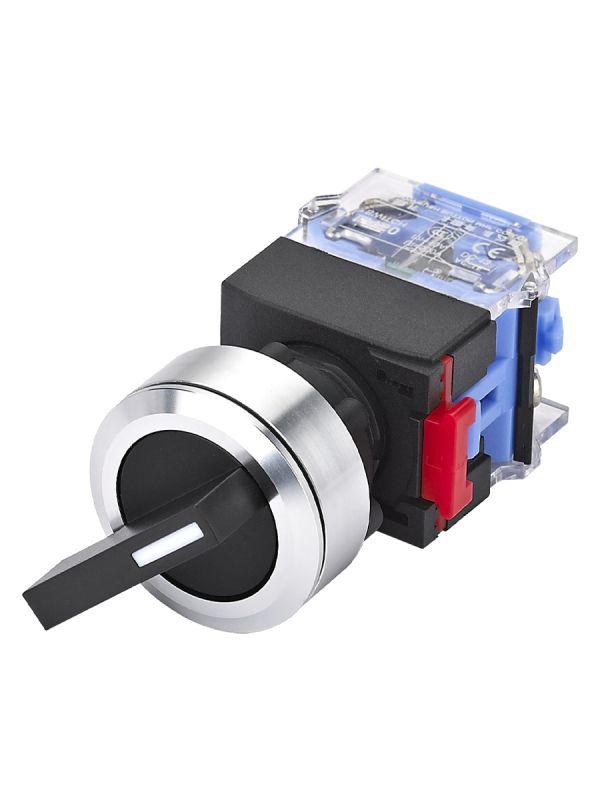 Переключатель ВК30-10XB/21 IP65 1НО на 2 положения с фиксацией I-O длинная рукоятка d30мм Электротехник ET020027