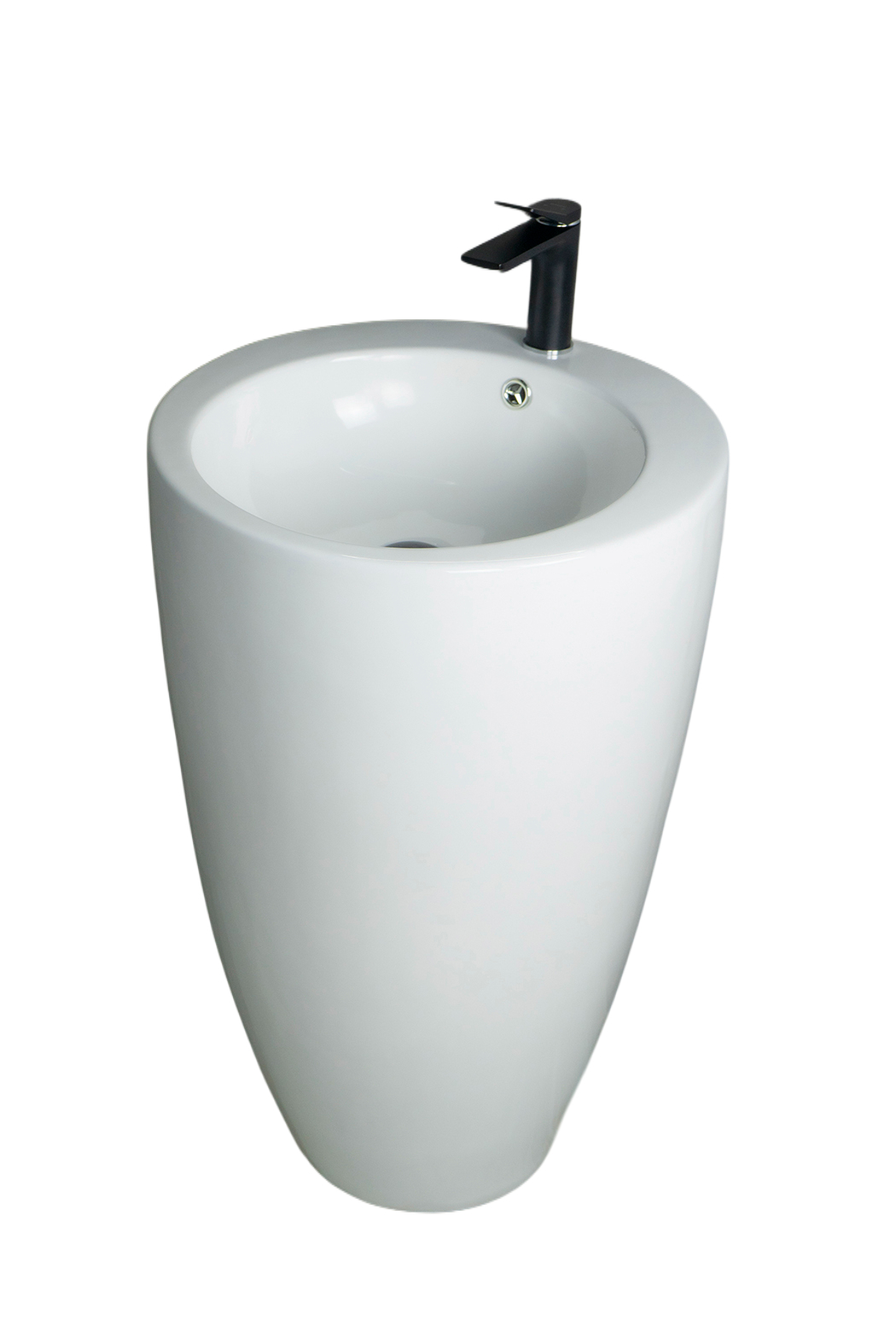 Раковина Gid Nb133 81106 накладная белая 49x49x82