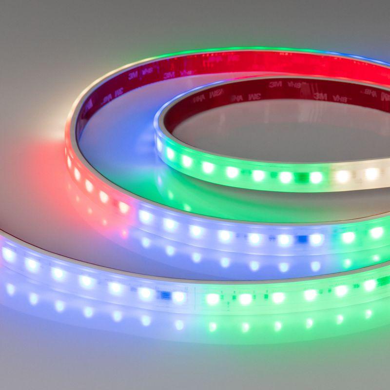 Лента герметичная DMX-PS-B70-14mm 24В RGBW-Day-PX7 17Вт/м IP67 5060 CRI>90 (уп.5м) Arlight 056721