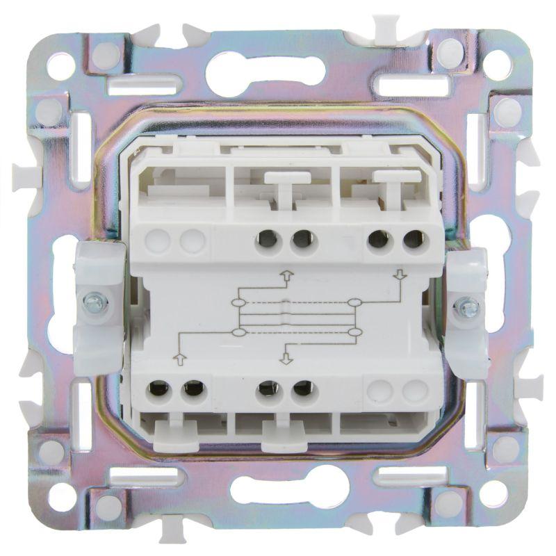 Выключатель перекрестный 1-кл. SKANDY 10А SK-V03Sa песочн. IEK SK-V13-0-10-K98