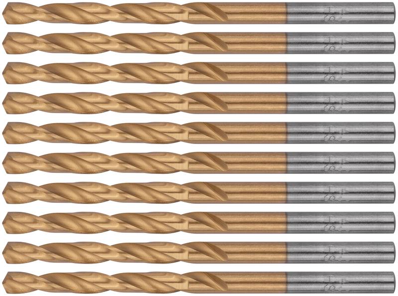 Сверло HSS по металлу титановое покрытие 4.2мм (уп.10шт) FIT 34142