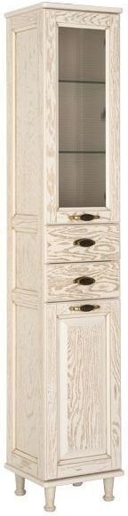 Пенал Тесса ДЕКАПЕ 35 Жасмин/золото (фасад стекло) (201804)