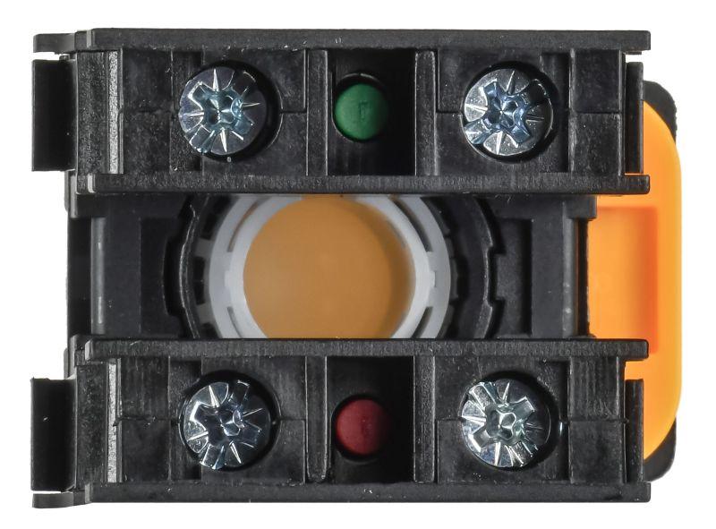 Кнопка d22мм 1НО+1НЗ MASTER с фиксацией желт. IEK MI-BT60-11T-3-21-K05
