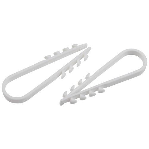 Дюбель-хомут 5-10мм для круглого кабеля NO-224-556 бел. (уп.10шт) Эра Б0066270