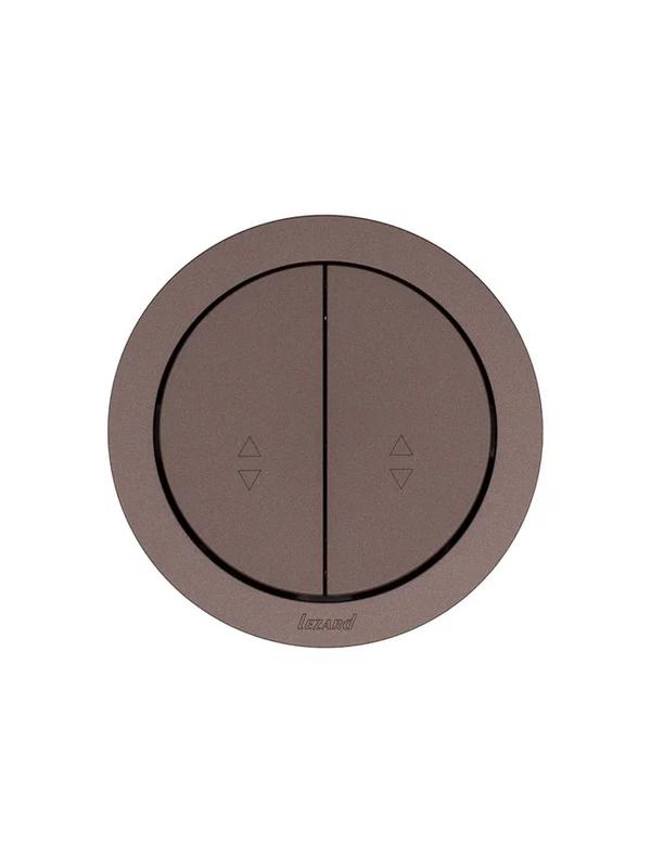 Выключатель проходной 2-кл. СП OSEN 10А IP20 механизм шоколад LEZARD 743-7388-106