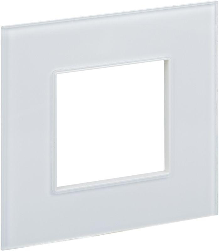 Рамка 1-м SKANDY SK-F21W стекло арктич. бел. IEK SK-M12-G-K01