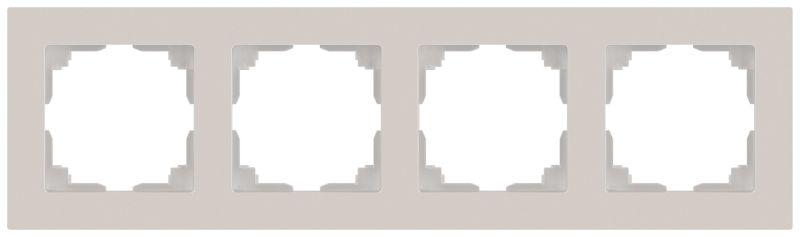 Рамка 4-м СП Accent 6-504-06 перламутр. Intro Б0063719
