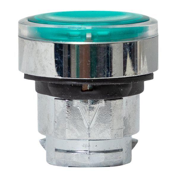 Механизм кнопки исполнительный XB4 IP65 плоский возвратный без фиксации с подсветкой зел. EKF XB4BW-G-65