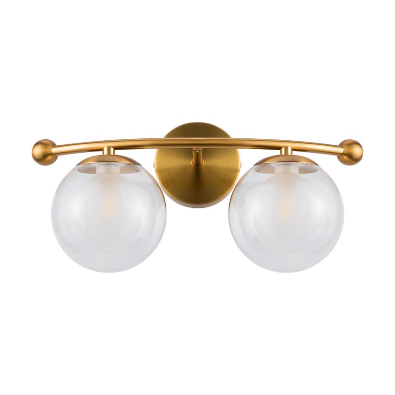 Светильник Lumos 40Вт G9х2 IP20 бра настен. Freya FR5262WL-02BS