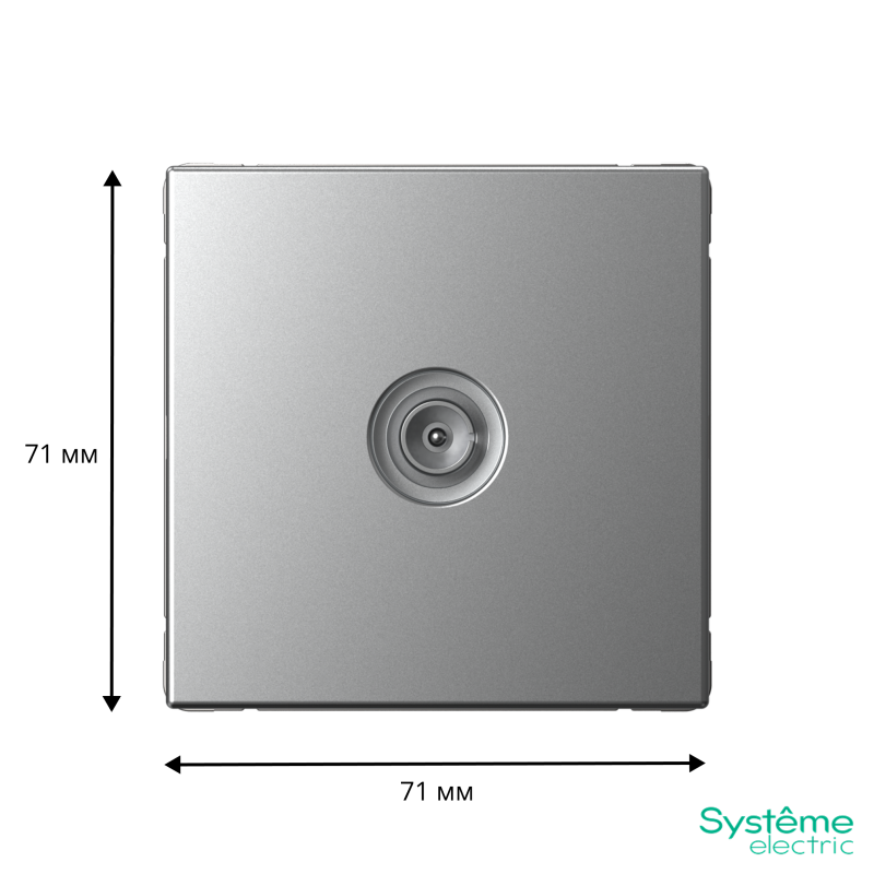 Антенна TV ArtGallery коннектор механизм алюм. SE GAL000393