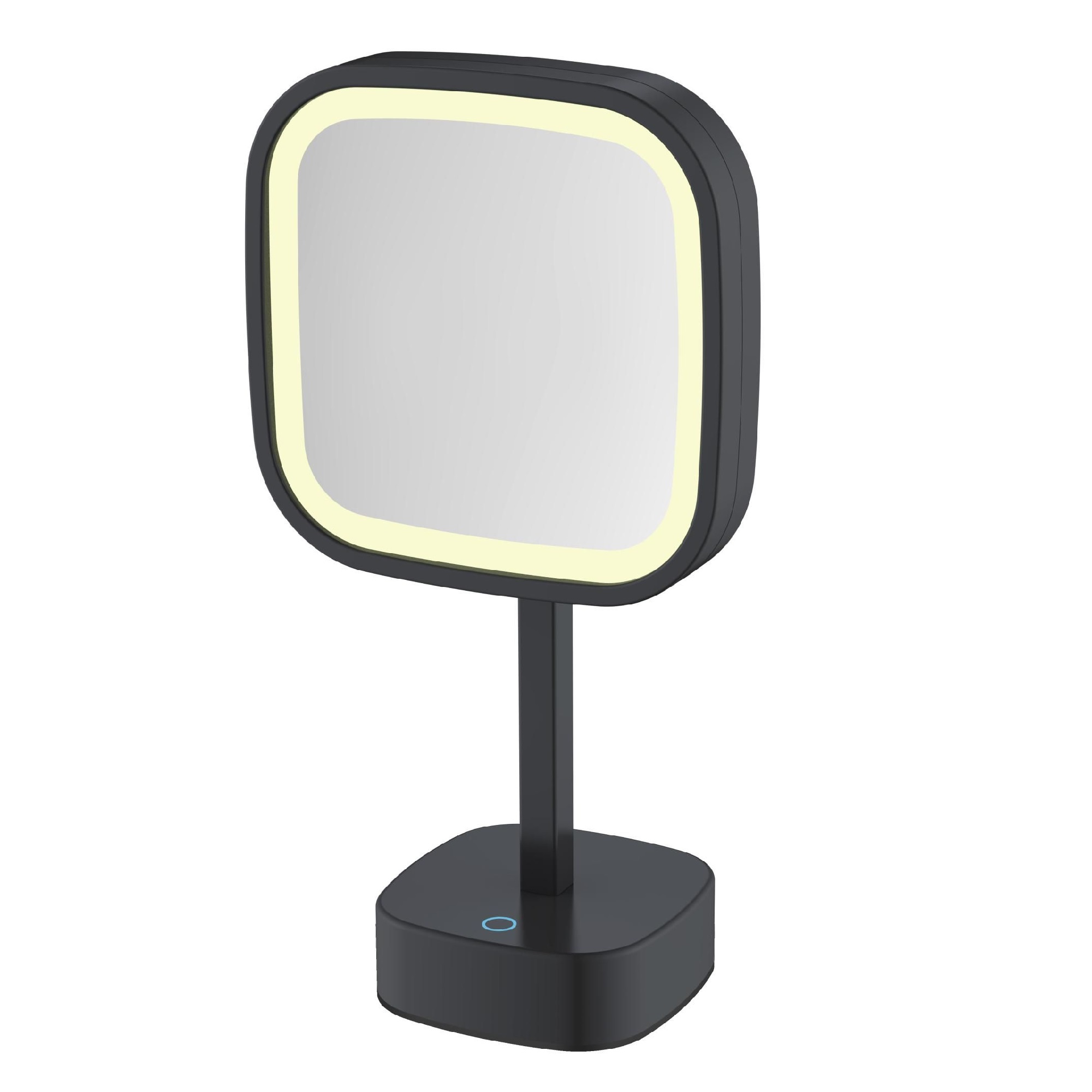 Зеркало косметическое с подсветкой JAVA S-M331H, черный