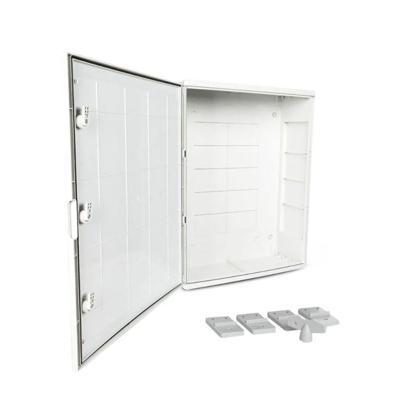 Корпус пластиковый с монтажной панелью ЩМП IP65 сер. дверь 800х600х260 Промрукав PR08.26488