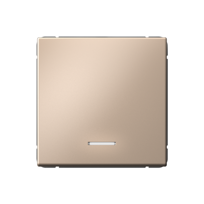 Выключатель кнопочный 1-кл. ArtGallery 10А с подсветкой механизм песочн. SE GAL001216