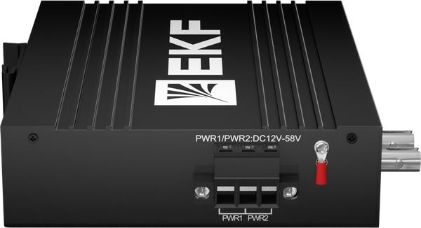 Медиаконвертер 10/100/1000Base-TX в 1000Base-X разъем ST двойн. одномодовое оптоволокно 1550нм TSX EKF TSX-MC1-1GX1GT-ST