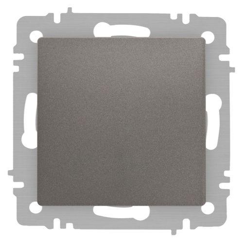 Кнопка Accent 6-109-09 10А-250В IP20 СУ титан Intro Б0063621