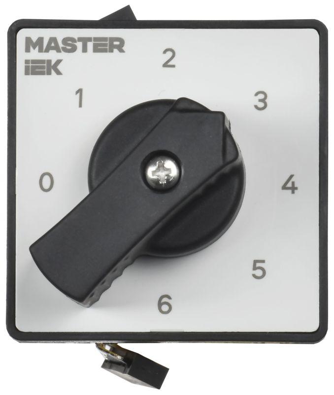 Переключатель кулачковый 10А (сх. 111) стандартная рукоятка IEK MI-CS10-010-111