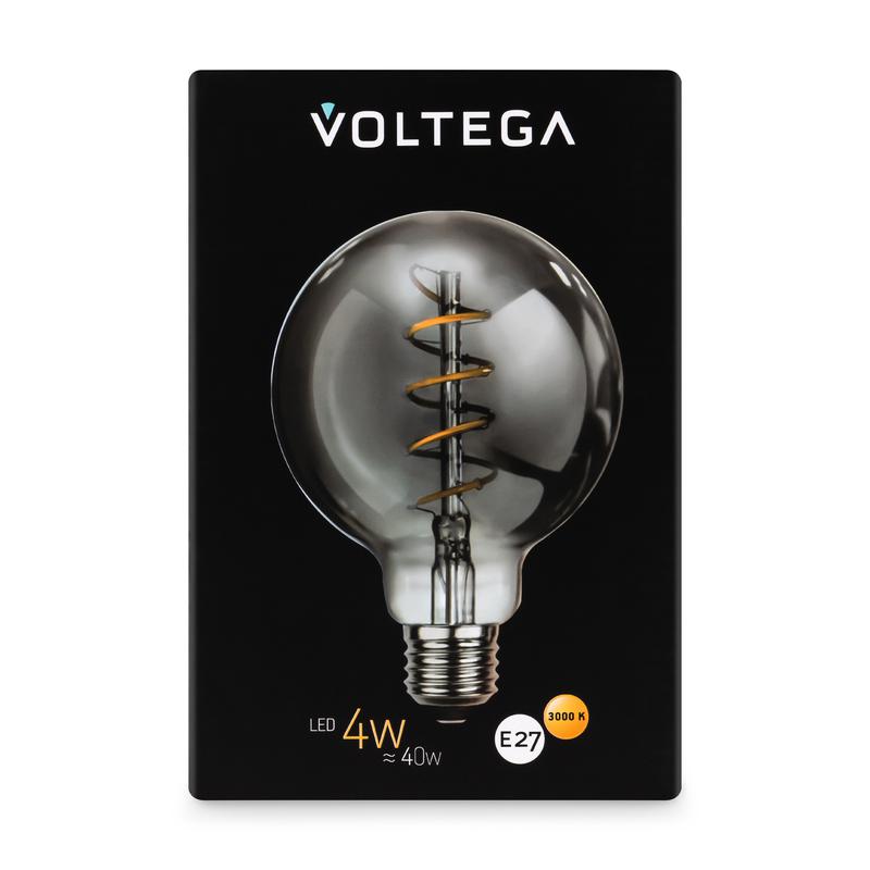 Лампа светодиодная филаментная Loft 271 G125 4Вт 3000К E27 Voltega 8519