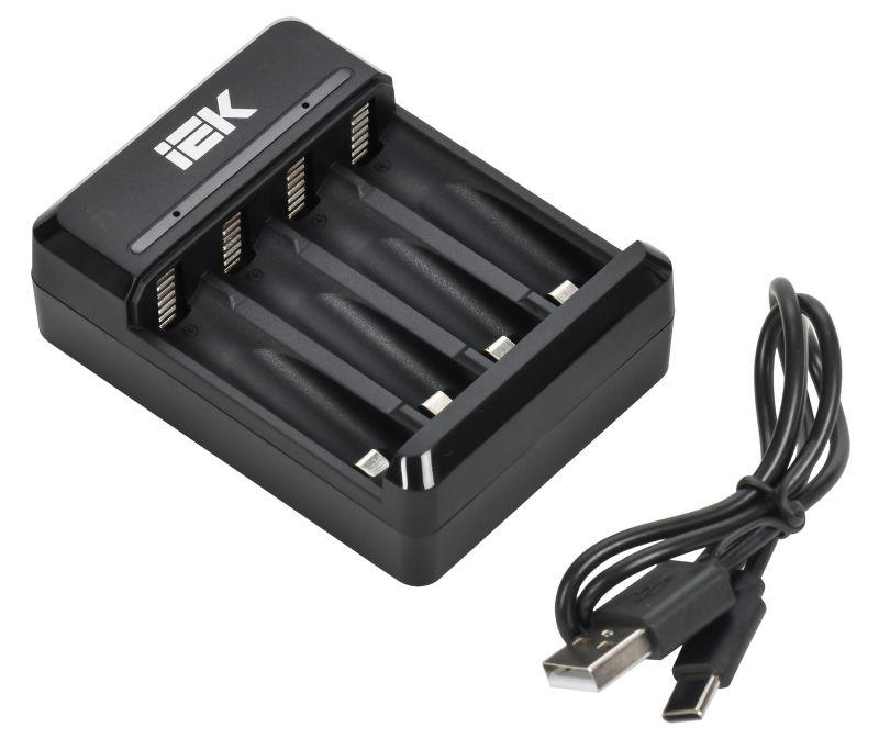 Устройство зарядное NiMH/CD 2-4 AA/AAA 200мА LED IEK ABC11-4-2-TYC-M-020-LED