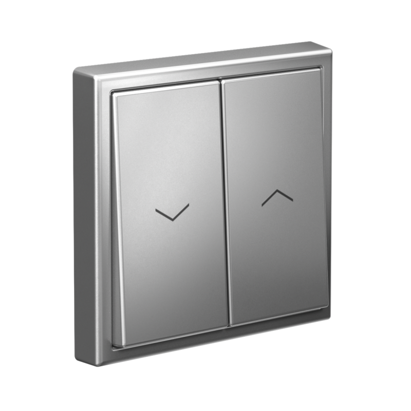 Выключатель для жалюзи 2-кл. ArtGallery 2х (сх. 4) 10А быстрозажим. клем. механизм сталь SE GAL000919S