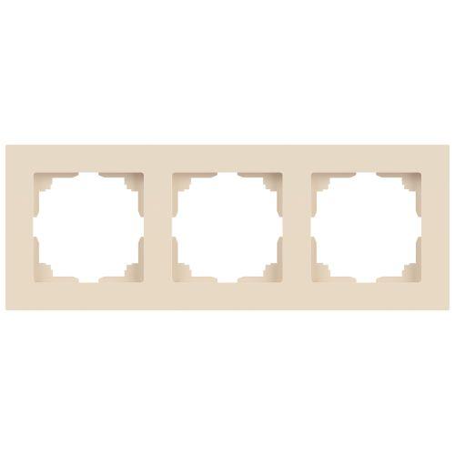 Рамка 3-м СП Accent 6-503-02 сл. кость Intro Б0063781