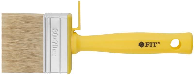 Макловица натуральная светлая щетина пластиковый корпус полая ручка "мини" 30х70мм FIT 01641