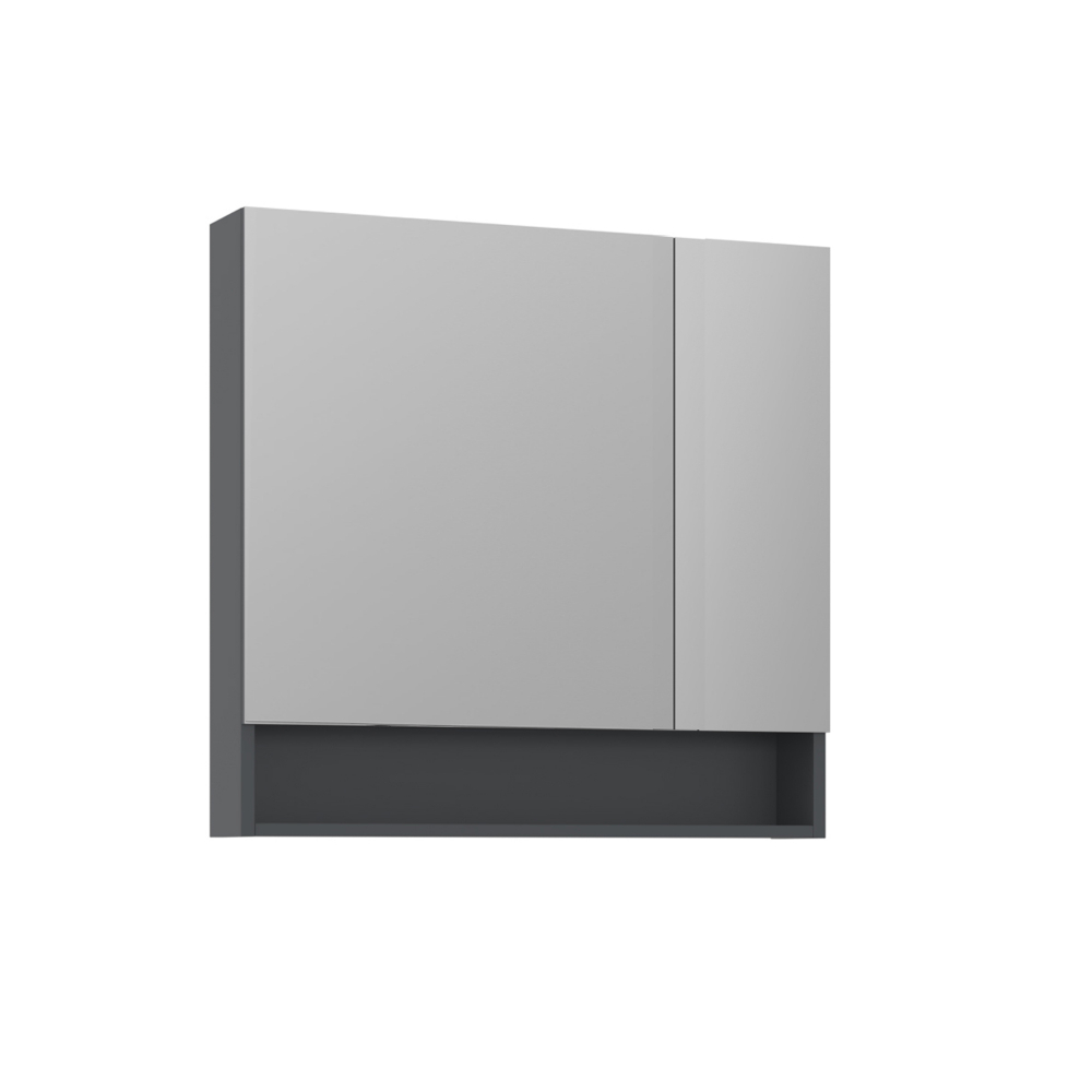 Зеркальный шкаф ORKA Malta 75 антрацит матовый