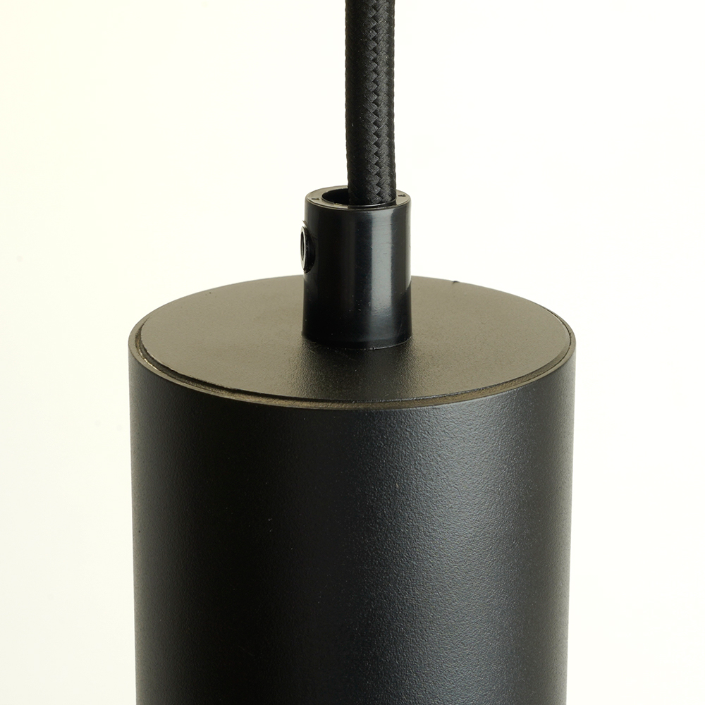 Светильник ДСО GU10 без лампы на подвесе черный золото