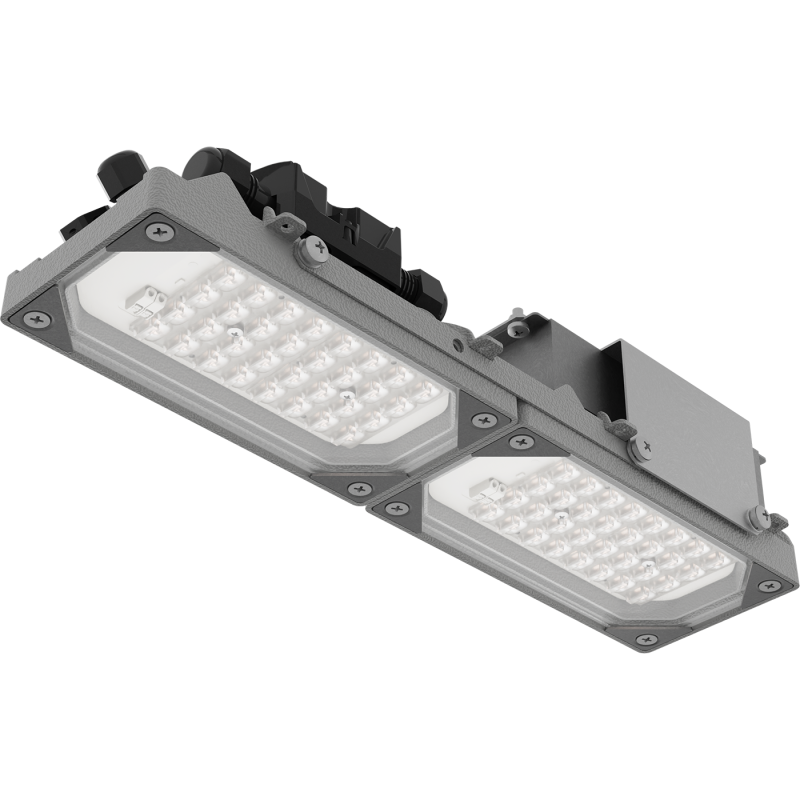 Светильник светодиодный PUZZLE 50W DW1 740 RAL9006 with driver СТ 1897000030