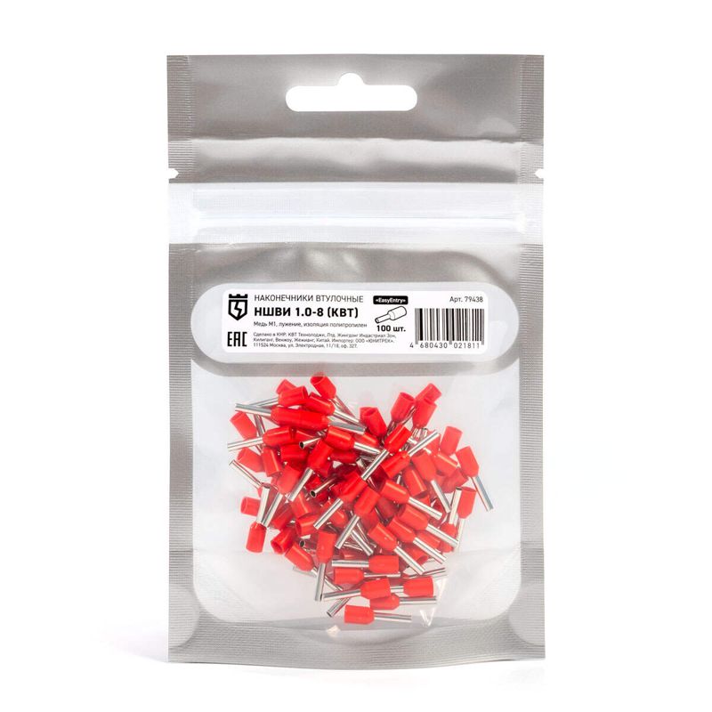 Наконечник штыревой НШВИ 1.0-8 КВТ 79438