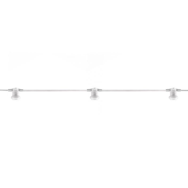 Гирлянда "Белт Лайт" 2жил. 50м шаг 40см 125 патронов E27 IP65 бел. круглый провод Neon-Night 331-242